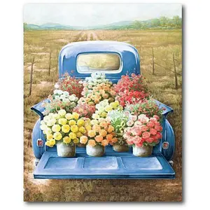 Courtside Market Flowers For Sale 16x20 Canvas Wall Art Courtside Market Flowers For Sale 16x20 Canvas Wall Art