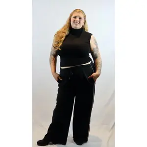 Plus - Easy Line Sweatpants  - Black