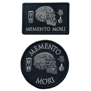 Memento Mori Embroidered and PVC Patches