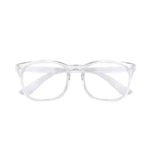 Blue Light Blocking Glasses, Anti UV Anti Glare Computer Eyeglasses, Lightweight Eye Protection Glasses for Gaming Office Work Streaming, Trendy Daily Eyewear Portable