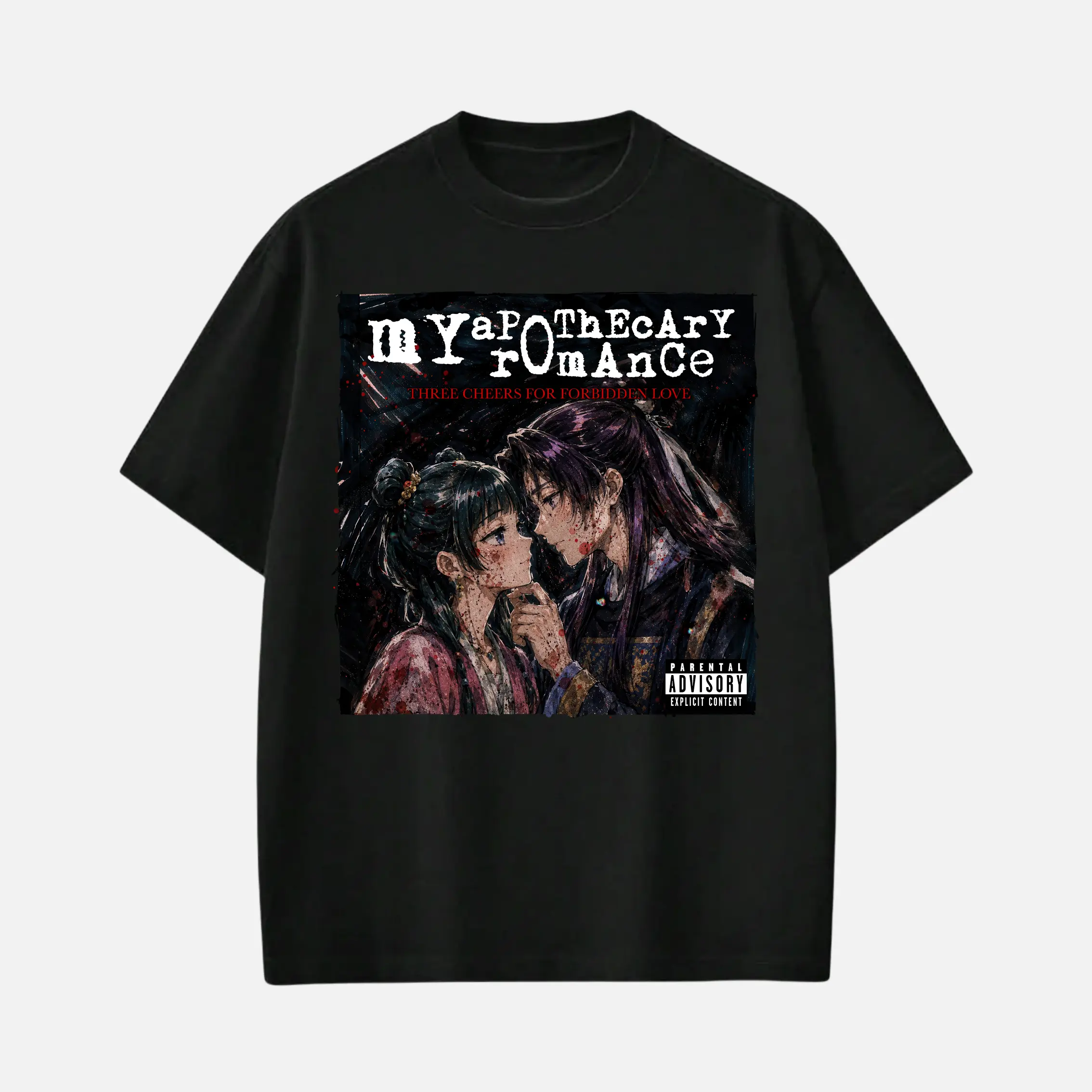 My Apothecary Romance Graphic Tee, Maomao x Jinshi Shirt, The Apothecary Diaries x Mcrrrr Fan Merch, JinMao Music Unisex Sweatshirt Hoodie