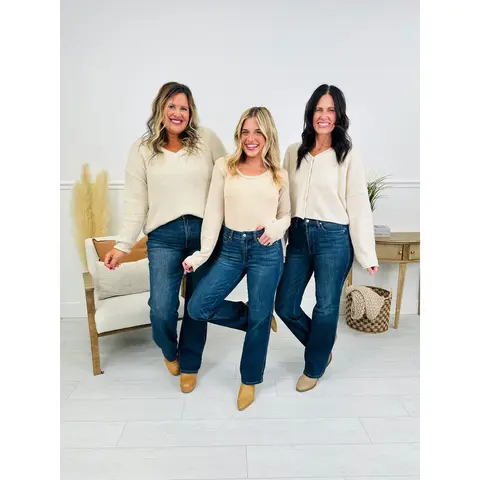 Judy Blue Be In Control Tummy Control Straight Jeans in Regular and Petite