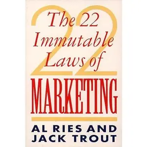 USED-22 Immutable Laws of Marketing by JACK TROUT' 'AL RIES (Paperback)