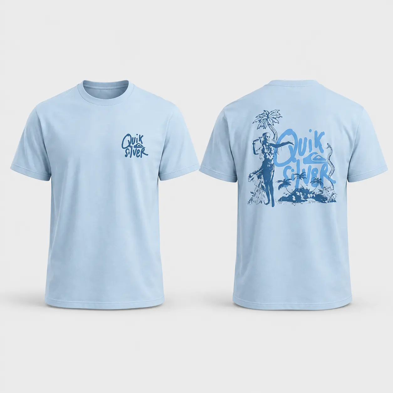 Quiksilver Surf T-Shirt – Retro Beach Wave Graphic Tee, Coastal Summer Shirt, Ocean Surfwear Tee, Surfer Gift, Shirt for Men