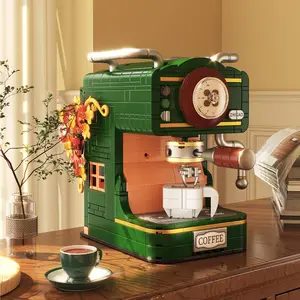 Coffee Machine Set – Creative DIY Home Decor for Living Room, Bedroom & Unique Gift Idea for Holidays/Birthdays, Miniature Set