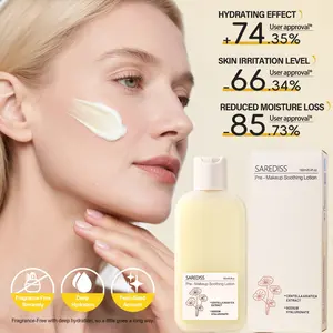 New Makeup Primer Moisturizing Nourishing Hydrating Lotion, 160ML Large Capacity, Contains Hyaluronic Acid Sodium, Glycerine, Centella Asiatica, Korean Beauty