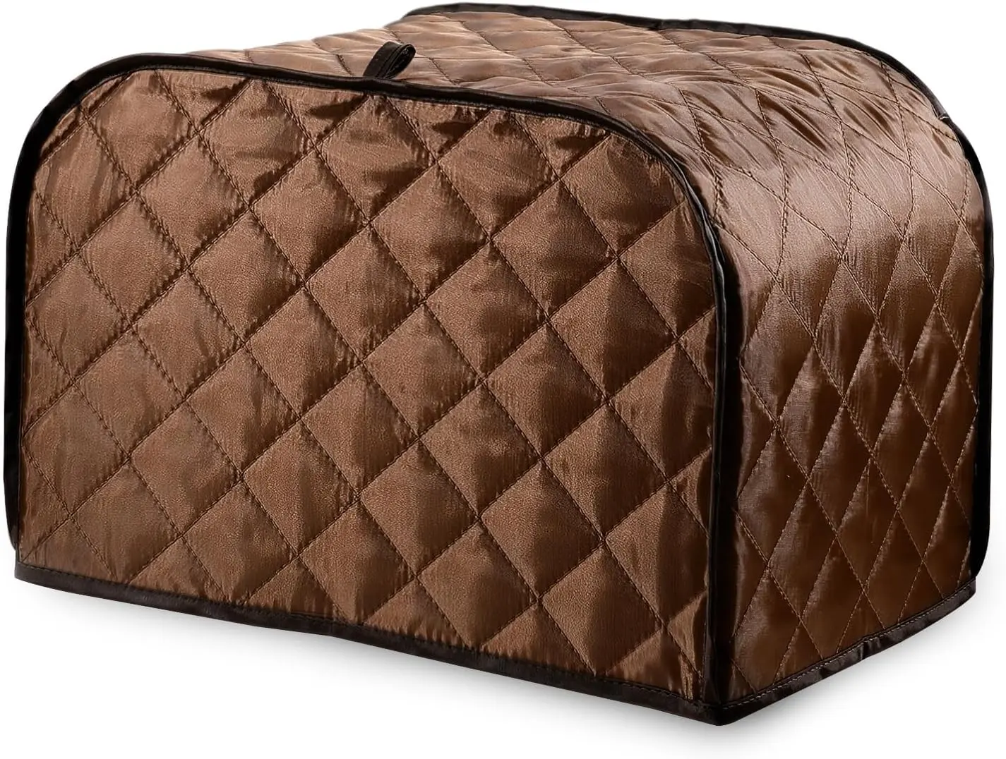 2 Slice Wide Slot Cotton Quilted Toaster Cover, Dust-Proof Fingerprint Protection Cover for Kitchen Small Appliance, Size 11.81 X 8.27 X 8.27 In