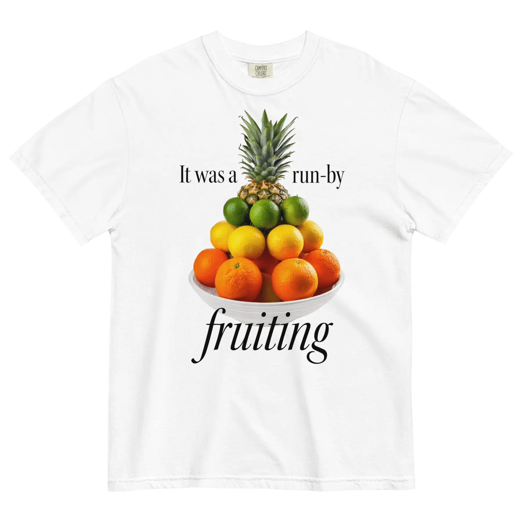 Women's Comfortable Original Short-Sleeve Mrs. Doubtfire "It Was A Run-By Fruiting" Fit T-Shirt