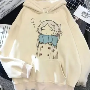Frieren hoodie Japanese anime sweater modern style manga designer teen hoddie tracksuits graphic streetwear youthful christmas shirt 731 T-shirt, Hoodie and Sweatshirt 3