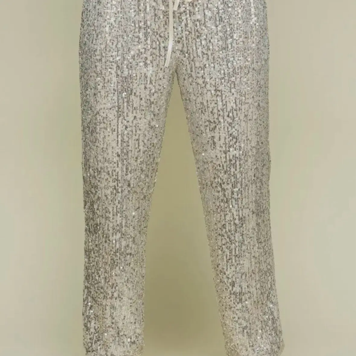 Sequin pants in gold Womenswear