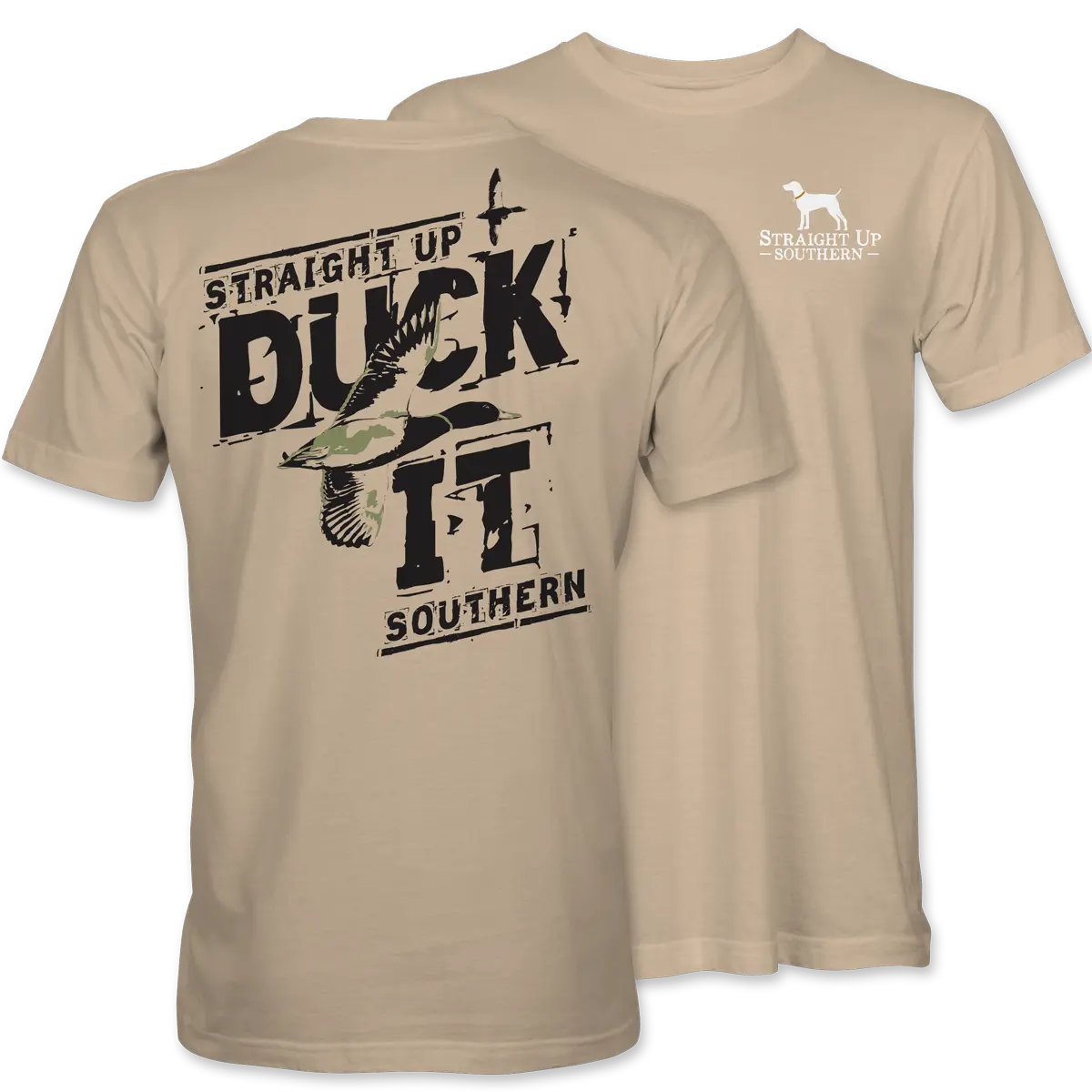 Duck It - "Duck It" with Whitetail Buck Hunting Tee-Youthful & Vibrant - Every Size Available Tshirt