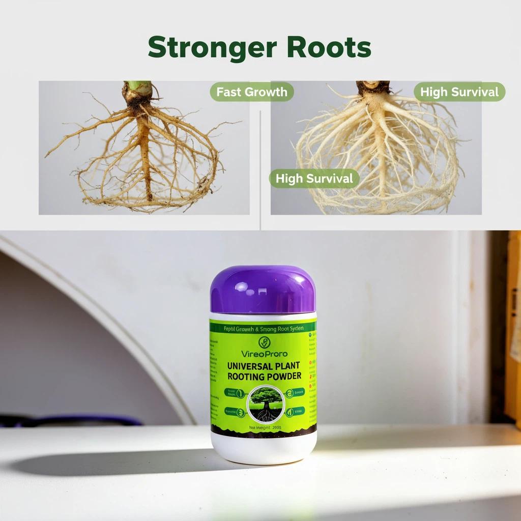 Universal Plant Rooting Powder – Supports Root Development, Transplant Success & Propagation (200g)