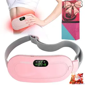 Menstrual Heating Pad Smart Uterus Warmer Belt, Cordless Heating Pad, Electric Waist Belt, Waist Vibrating Abdominal Massager ；An ideal gift for winter, New Year, and Valentine's Day. Christmas gift
