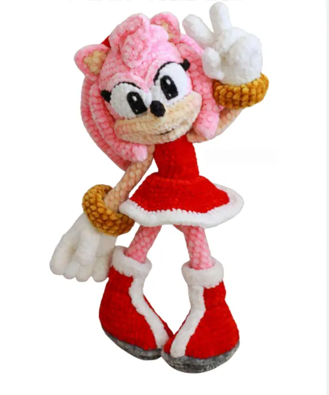 Amy the hedgehog plushie