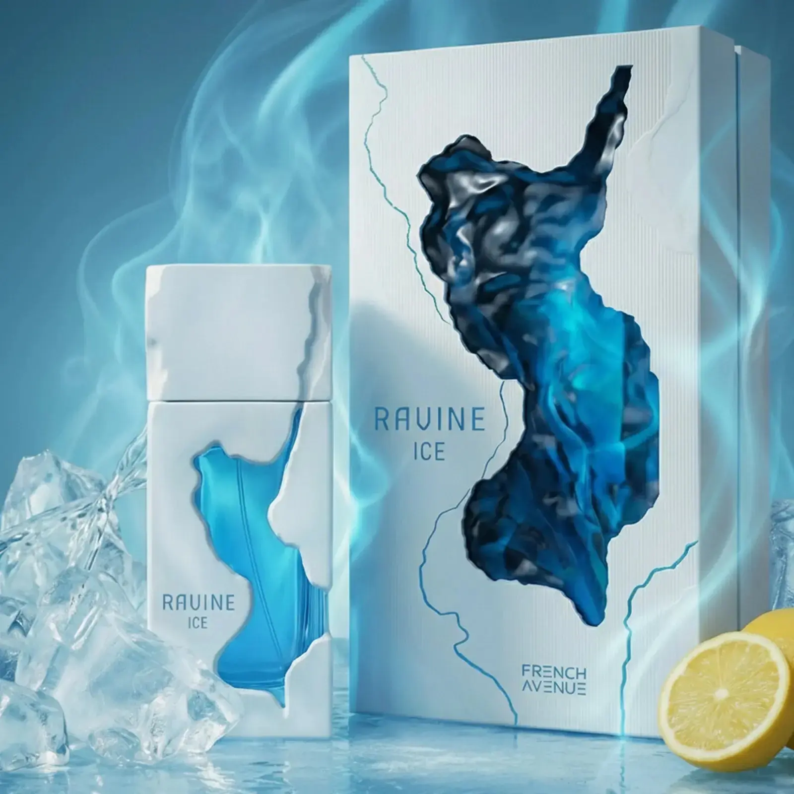 Ravine Ice by French Avenue | Citrus Aromatic Unisex Perfume with Lemon, Sage & Cedar