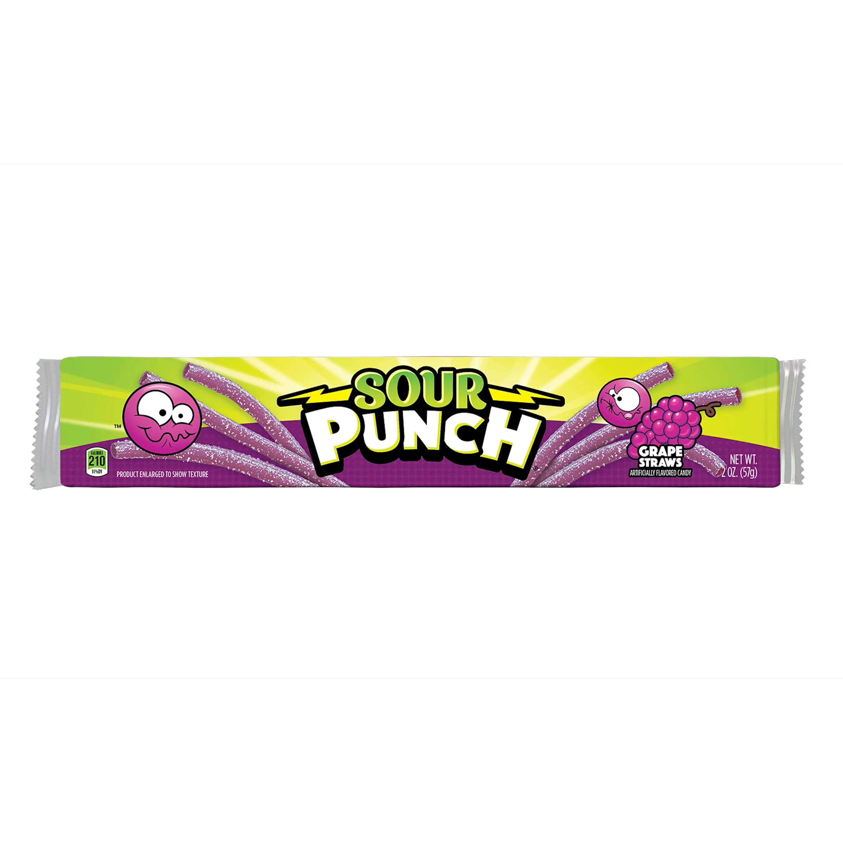 Sour Punch Grape Straws, 2oz Tray Sour Punch Grape Straws, 2oz Tray