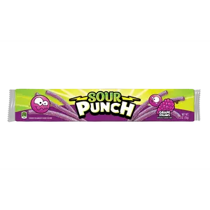Sour Punch Grape Straws, 2oz Tray