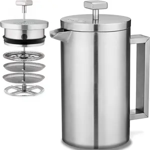 COLETTI Boulder Camping Press [42 oz] — An American Press — Large Insulated French Press