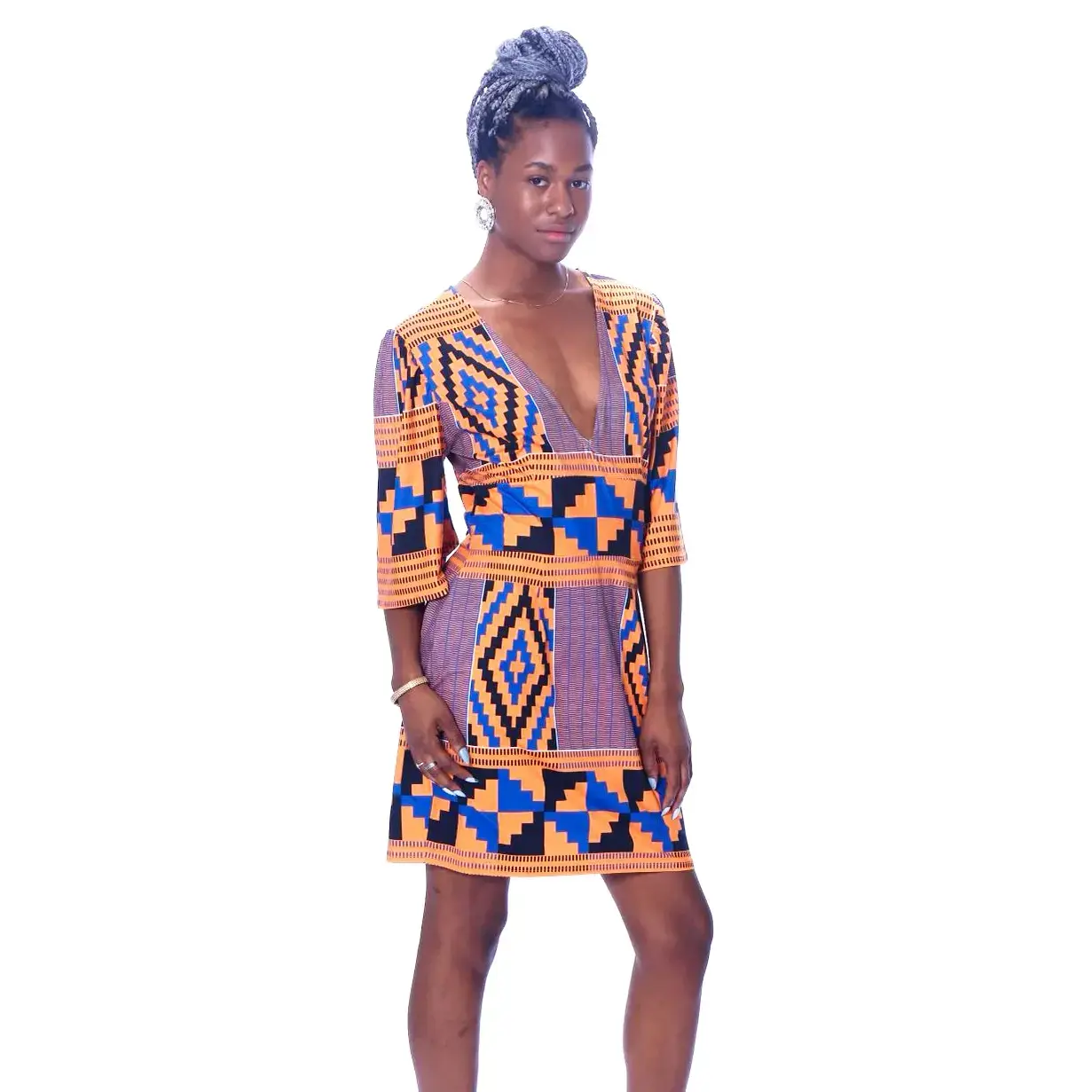 Kente Short Dress