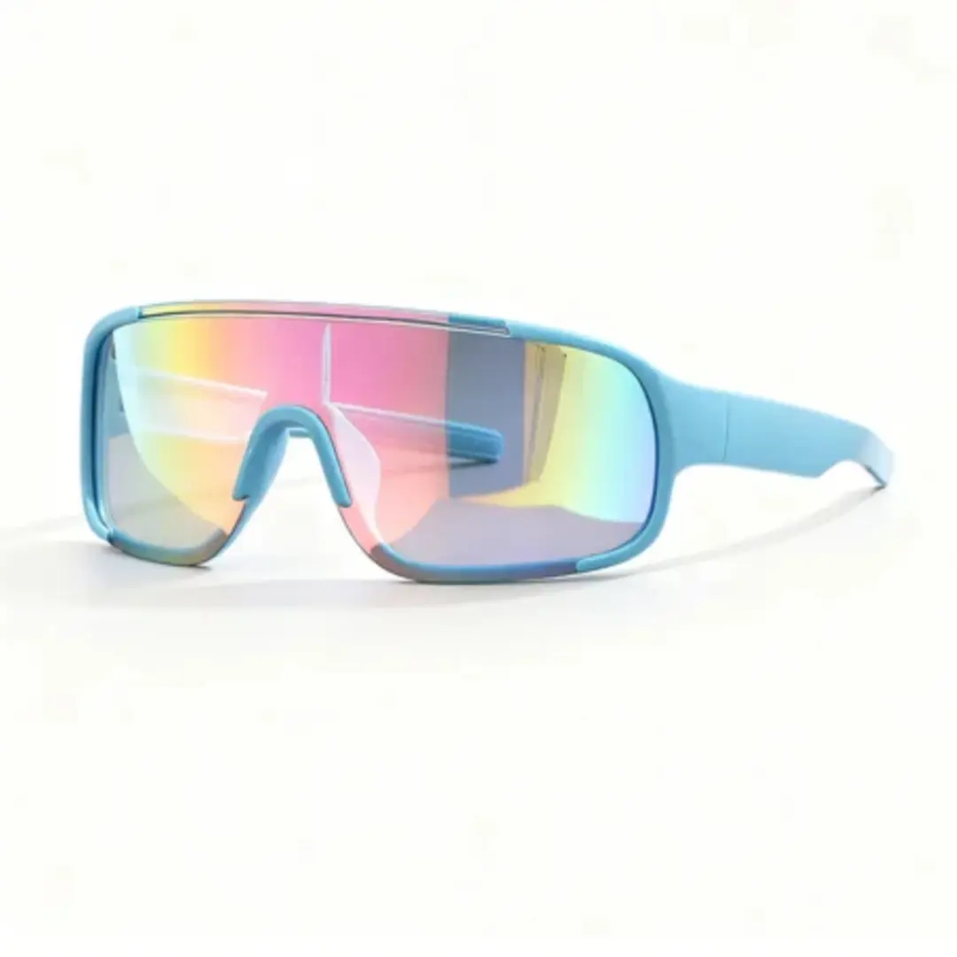 one pair in rainbow colors