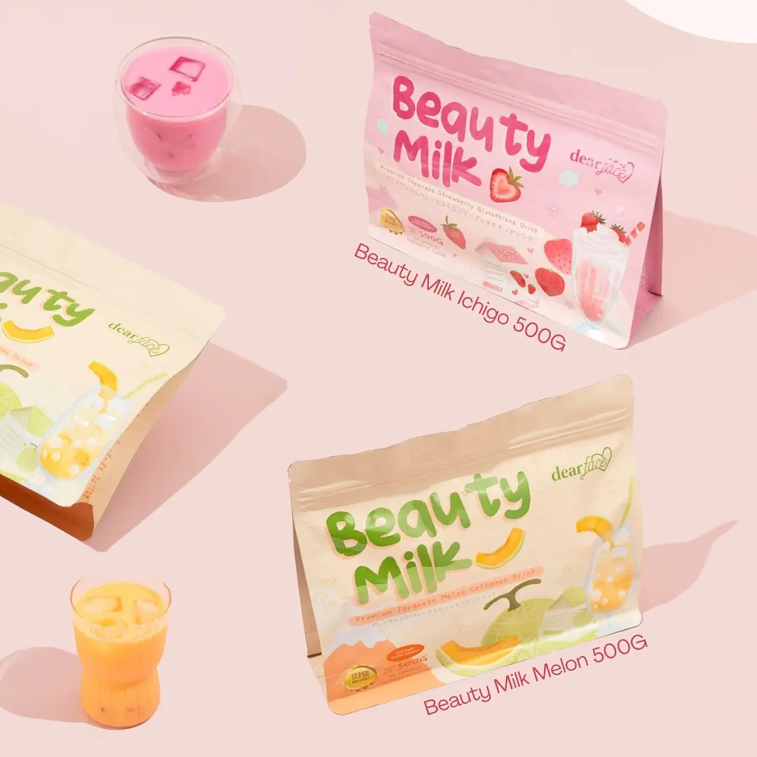 Dear Face Supersized Beauty Milk Collagen Glutathione Drink Powder 500g - 1 pack Fitness Edible - TikTok Shop Dear Face Supersized Beauty Milk Collagen Glutathione Drink Powder 500g - 1 pack Fitness Edible - TikTok Shop