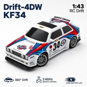 1:43 Mini RC Drift Car Ultimate 4WD Drift RC Car ️ Perfect Desk Toy for Car Guys! High Speed & Pro Control.