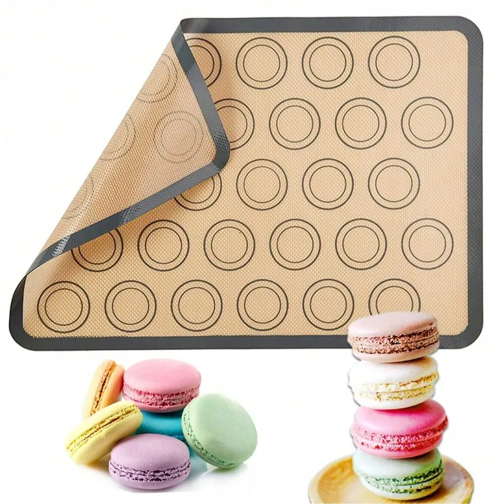 Modern Food Grade Silicone Baking Mat, 1 Count Non-stick Heat Resistant Household Dough Mat, Kitchen Baking Supplies for Home Use, Baking Utensils Supplies, Baking Essentials