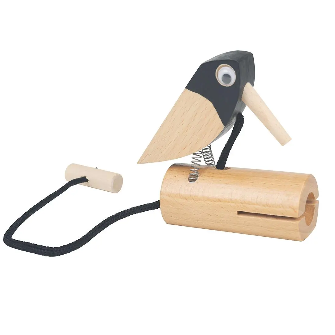 Wooden Bird Design Castanet Toy, Early Education Toy, Musical Instrument Toy for Teenager, for Teenager