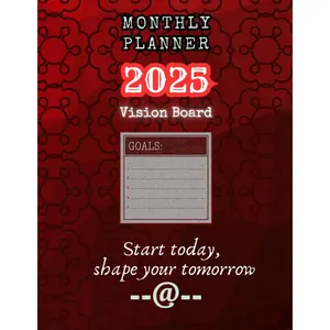 Monthly Planner : 2025 for everyone: set your goal, plan your day, monitor your progress towards success Paperback – December 15, 2024