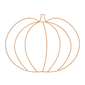 Pumpkin Wire Wreath Frame