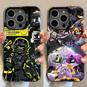 Murder Drone Anime Phone Case Black Matte Shockproof Hard Bumper Protective Cover For iPhone 11-17 Pro Max/Plus & Samsung Galaxy S23-S25