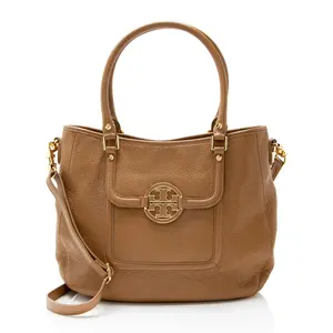 Pre-owned Tory Burch Leather Shoulder Bags Amanda Classic Hobo