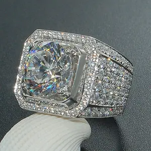 1pc Light Luxury Cluster Style Synthetic Cubic Zircon Couple Ring - Fashion Women's Finger Jewelry, Gift for Boyfriend, Ideal for Romantic Dates, Confession, Cubic Zirconia Rings, Luxury Rings