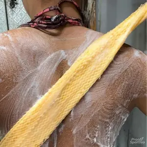 African Exfoliating Net Sponge 4PCS Back Scrubber Washcloth for Shower Bath Suitable for All Skin Types Soft and Durable
