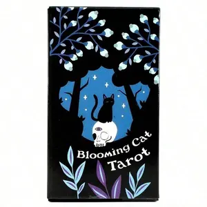 78 Cards Tarot Playing Card Classic Tarot Cards Mysterious  Fortune-Telling Game Deck Card Games For Party Gathering Perfect for Meditation & Self-Reflection Couples Valentine's Day Gift