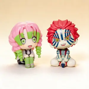 Anime Stuff Akaza Mitsuri Kanroji Figures Assembled Action Figures Toy for Birthday Valentine's Day and Demons Fans Collection