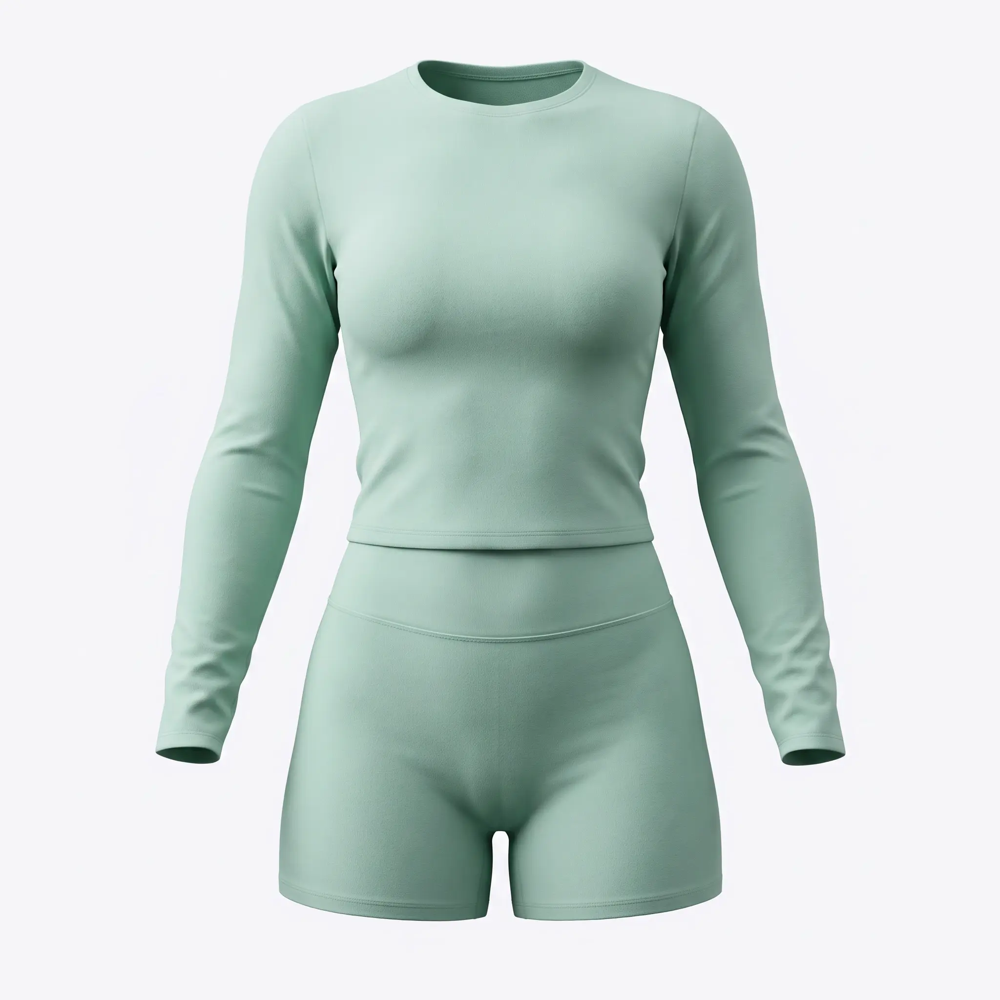 Woman Concept Brushed Long-Sleeved Yoga Suit