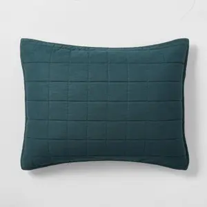 Casaluna Linen-Blend Pillow Sham Minimalist OEKO-TEX