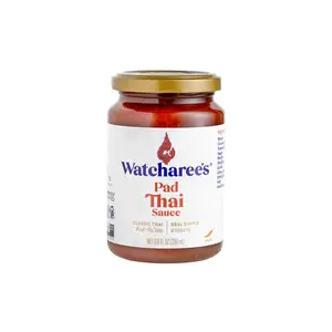 Watcharee’s Pad Thai Sauce | Sweet & Tangy Tamarind Stir-Fry Sauce – Versatile for Noodles, Seafood, BBQ & Salads - Authentic Thai Cooking Sauces - Vegan & Gluten-Free - 9.8 fl oz