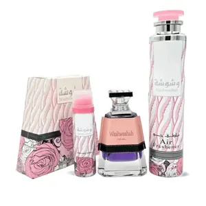 LATTAFA WASHWASHAH EAU DE PARFUM SPRAY 3.4FL.OZ + WASHWASHAH AIR FRESHENER 10 FL.OZ