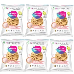 Iamaranth Churritos: Original Himalayan Salt (10 bags / 5oz) Snack Natural Snack Natural Snack Natural Snack Natural