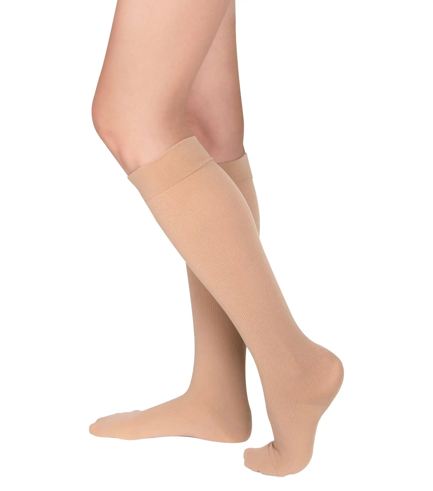 20-30 mmHg Compression Socks Knee-high, Closed Toe