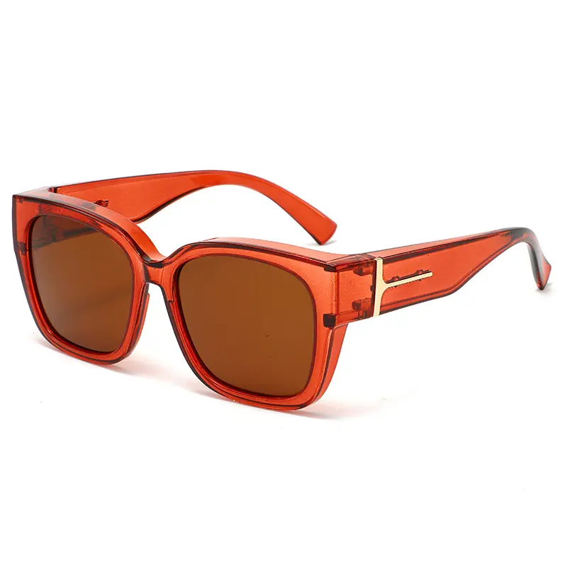 Clear Tea Frame, Tea Tinted Lenses