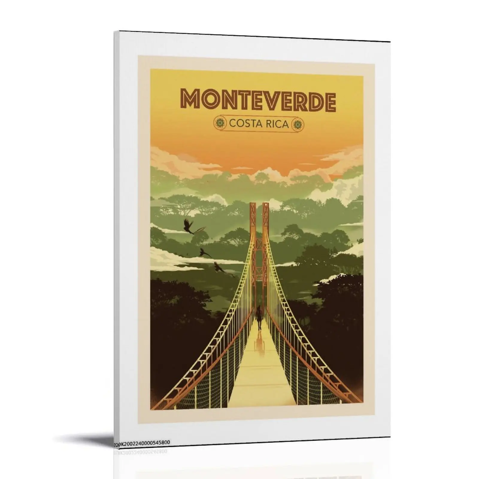 Costa-rica Monteverde Postcard Poster Posters Music Album Cover Posters Canvas Wall Art High-Resolution Vintage Band & Artist Prints for Room