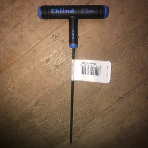 Eklind T-Handle Hex-Key (6" Blade x 2.5mm Hex) (64625)