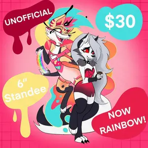 Queen Beelzebub and Loona Rainbow Standee