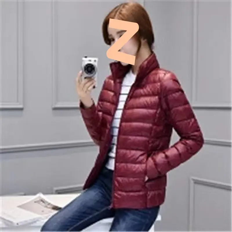 Wine red stand collar ✿❁