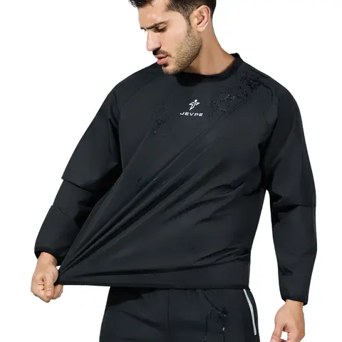 Sauna Suit Sweatshirt-Activewear Windbreaker for Women's and Men's Gym, Boxing,and Training Outdoorfun