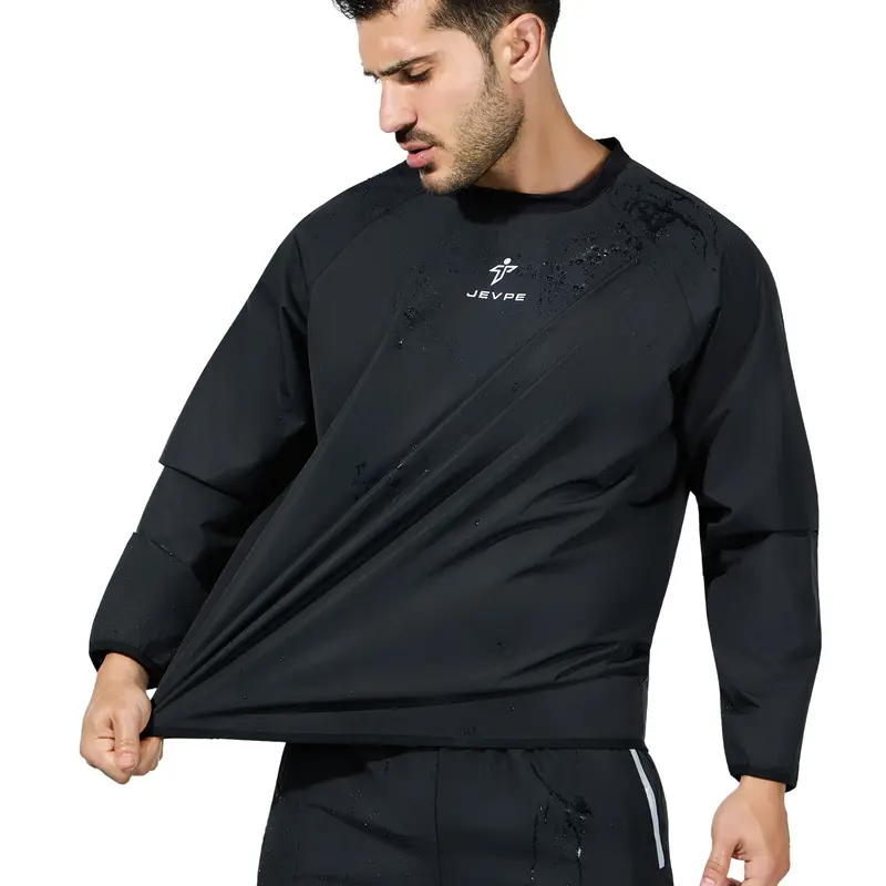Sauna Suit Sweatshirt-Activewear Windbreaker for Women's and Men's Gym, Boxing,and Training Outdoorfun
