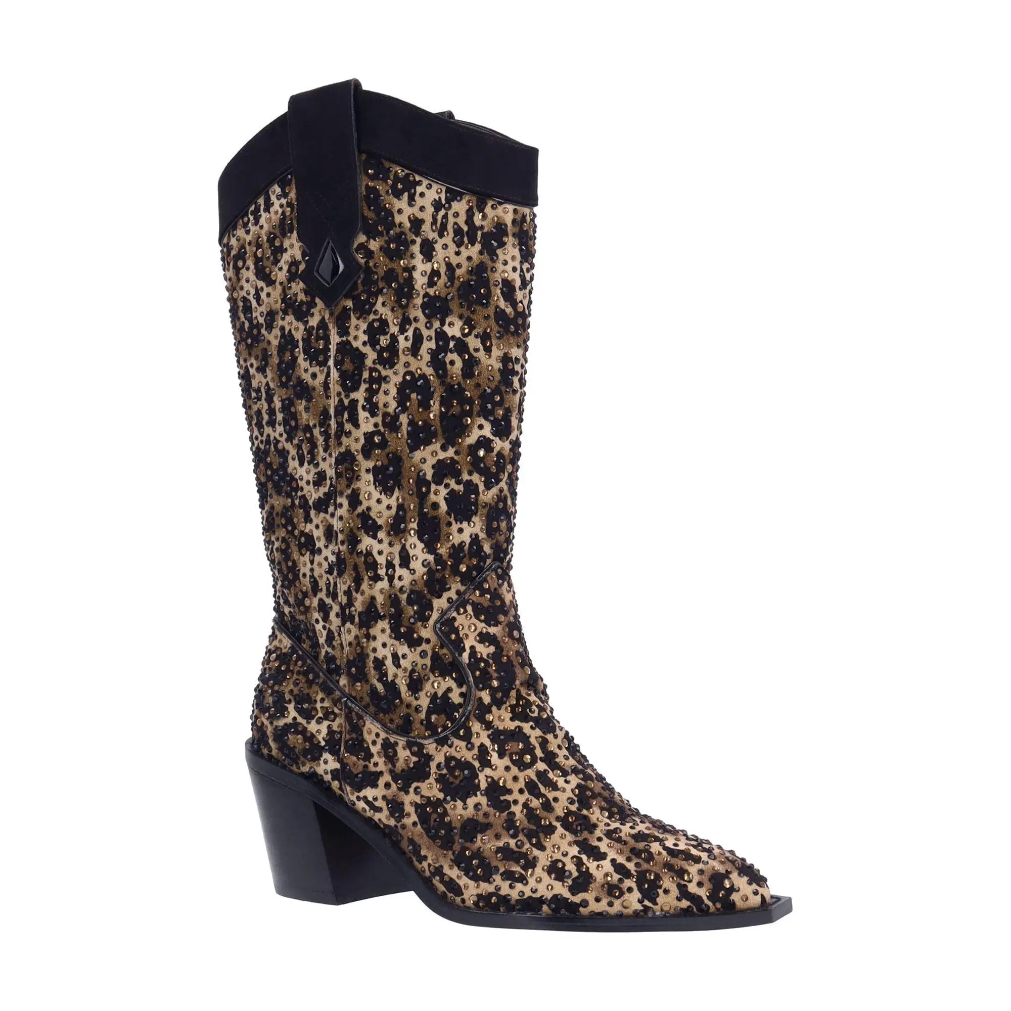 J. Renee' Cowboy Tall Shaft Boot - Laylani FauxSuede